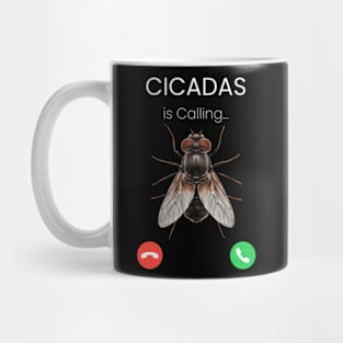 "Cicadas is Calling - Fantastic Realism Fly Mug